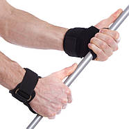 Накладки атлетичні Грипад для WorkOut з напульсником SP-Sport (TA-502), фото 3