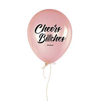 Шарик надувной "Cheers Bi*ches", Рожевий, Pink "Gr"