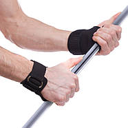 Накладки атлетичні Грипад для WorkOut з напульсником SP-Sport (TA-501), фото 4