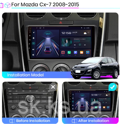 Junsun 4G Android магнітолу для Mazda Cx-7 cx7 cx 7 2008-2015 wifi