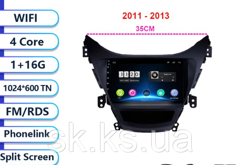 Junsun 4G Android магнітолу для hyundai Elantra 2011-2016 wifi