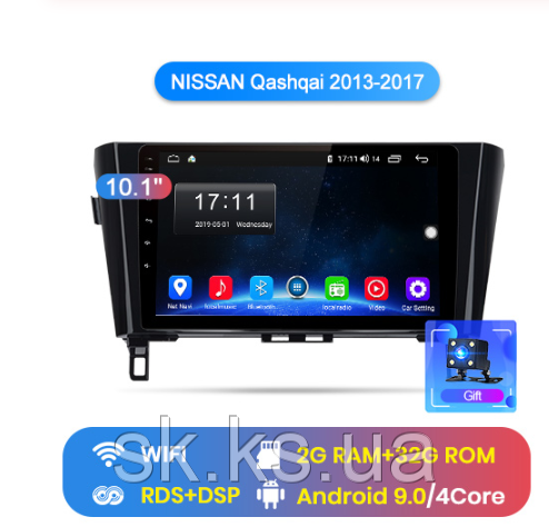 Junsun 4G Android магнітола для Nissan Qashqai, X-Trail 2013 2014 2015 2016 2017 wifi