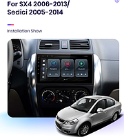 Junsun 4G Android магнитола для  Suzuki SX4 2006-2013 For Fiat Sedici 2005-20