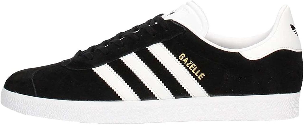 9.5 Black Core Black White Gold Metallic Чоловічі кросівки Gazelle Adidas Originals