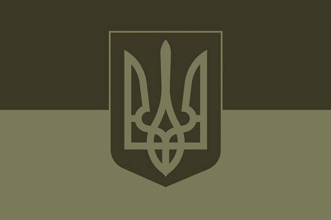 Прапор України мілітарі з гербом, фото 2