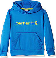 4 Hooded Long Sleeve Sweatshirt Force Blue Толстовка с длинным рукавом для мальчиков Carhartt