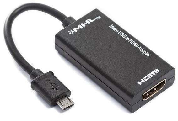 MHL адаптер, перехідник з microUSB на HDMI