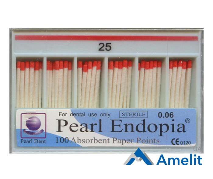 Штифти паперові 0.6 кон., №25 (Pearl),100 шт./пак.
