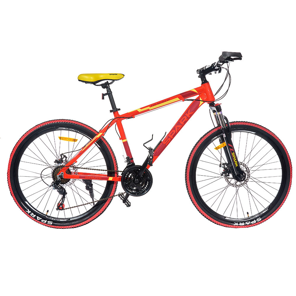Велосипед SPARK TRACKER (колеса — 26", алюмінієва рама — 17") Червоний