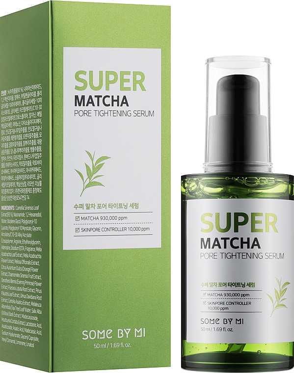 Сироватка для звуження пор із чаєм матча SOMEBYMI Super Matcha Pore Tightening Serum 50 мл