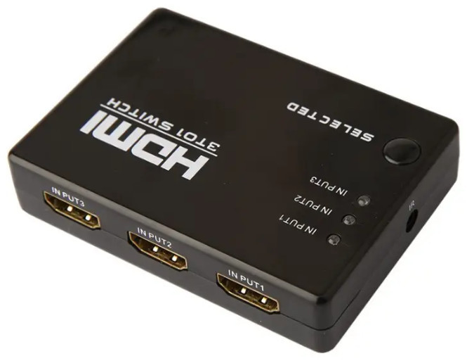 HDMI Switch із ДК на 3 порти, фото 1