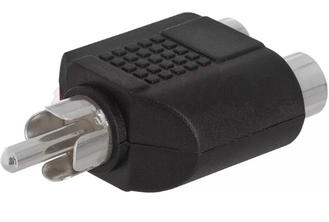 RCA (тато) на 2 виходи RCA (мама)