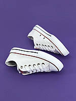 Чоловічі кеди Converse White (білі) легке спортивне бігове взуття PD7549