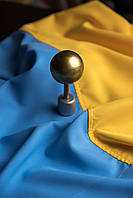 1 шт Наконечник на флаг Украины ЕС США в виде шара 100 мм х 60 мм, золотистый Код/Артикул 196 03-005