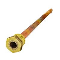 Мідна гільза для датчика температури 1/2", 10х11мм, L=250мм, один зонд