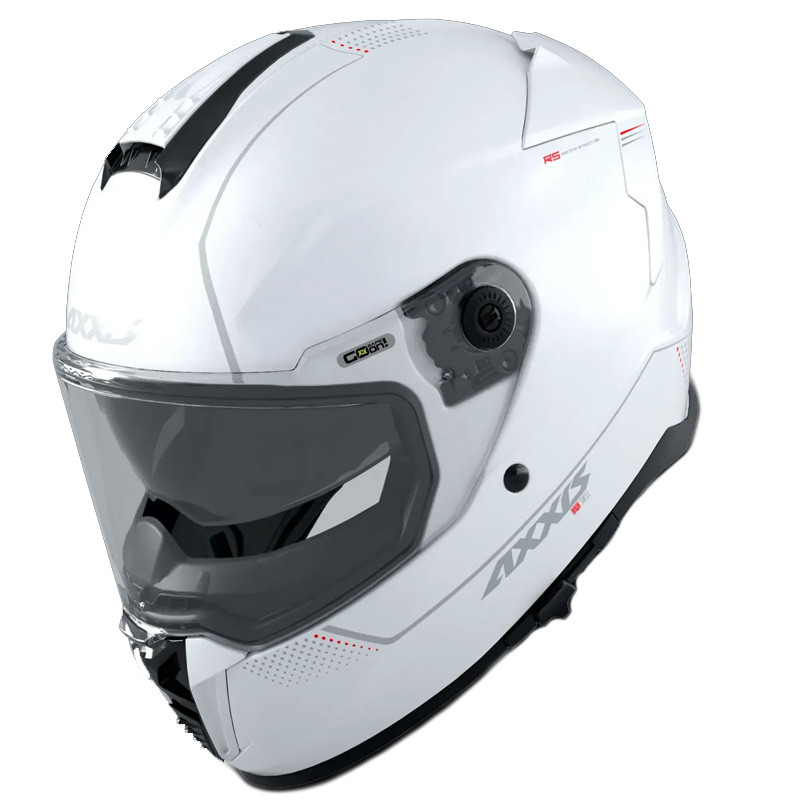 Мотошолом AXXIS HAWK SV Solid A0 Gloss White XS