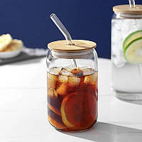 Склянка MORO для напоїв з трубкою 400 мл M-9080S