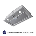 Витяжка повновбудована Minola HBI 5262 GR GLASS 700 LED, фото 3