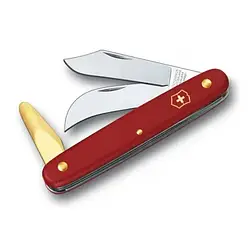 Садовий ніж Victorinox Vx39116 Red 100 мм, 3 функції, нейлон