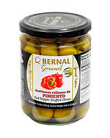 Оливки фаршированные перцем жареным Bernal Gourmet Aceitunas Rellenas de Pimiento, 436 г