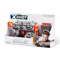 Скорострельный бластер X-SHOT Skins Flux Illustrate (8 патронов)