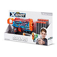 Скорострельный бластер X-SHOT Skins Menace Apocalypse (8 патронов)