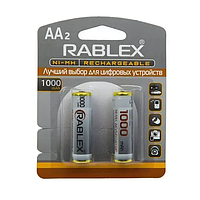 Батарейка аккумулятор RABLEX HR6 AA 1000mAh (цена указана за 1 батарейку)