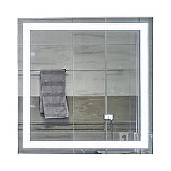 Дзеркало у ванну UNIO MRR-01 SQR-AA 80x80см із підсвіткою квадратне 174082 000026927