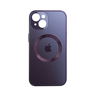 Чехол Fiji MagSafe для Apple Iphone 14 противоударный бампер с защитой блока камер фиолетовый