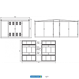 2КТПГС 1000/10/0,4-У1 Комплектна двотрансформаторна підстанція для міських мереж, фото 2