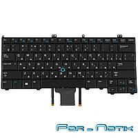 Клавиатура для ноутбука DELL (Latitude: 7000, E7240, E7440) rus, black, подсветка клавиш, с джойстиком