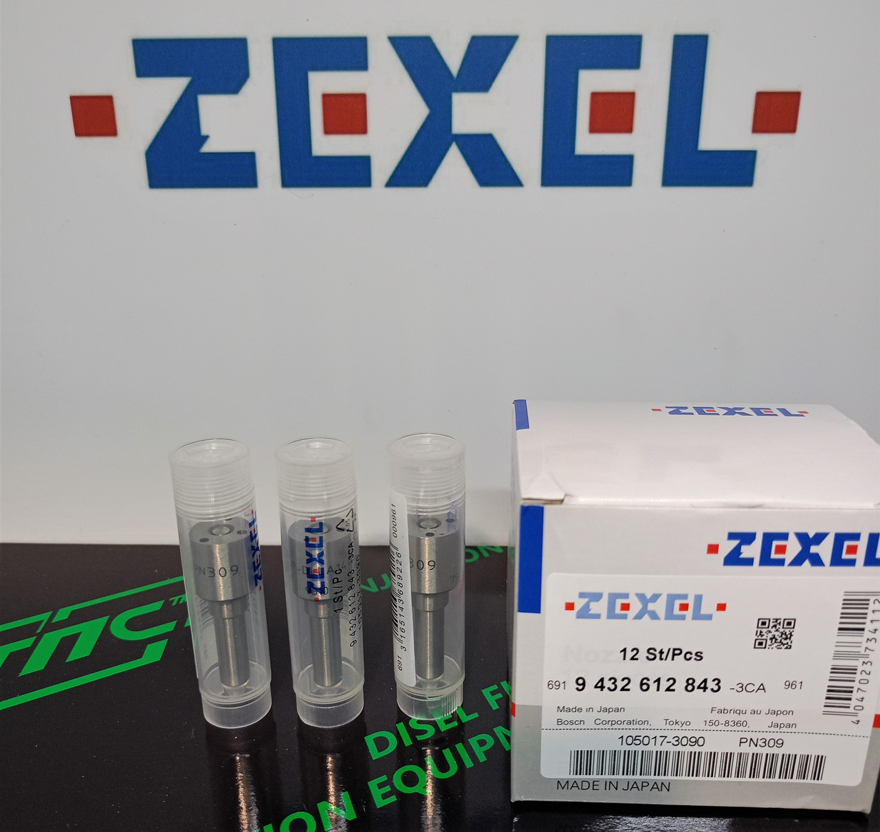 Розпилювач дизельної форсунки 9 432 612 843 DLLA 144 PN 309 (105017-3090) ZEXEL ISUZU