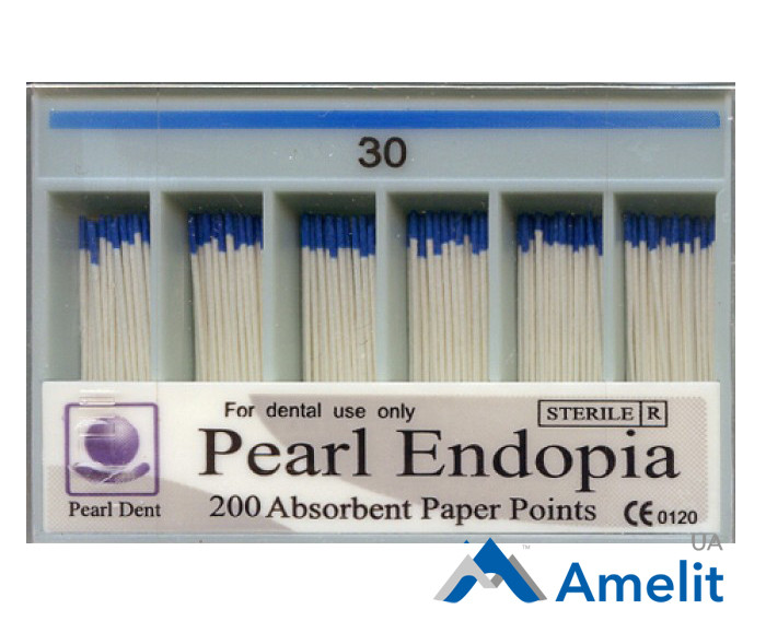 Штифти паперові 0.2 кон.,№30 (Pearl), 200 шт./пак.