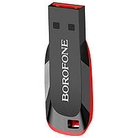 USB Флешка для компьютера или ноутбука металлическая флешка 32ГБ BOROFONE BUD2 32GB