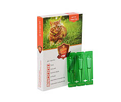 ELITE ZOO КЕТ краплі від бліх для котів, 3 ампули х 0,5 мл