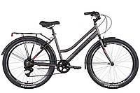 Велосипед 26" DISCOVERY PRESTIGE WOMAN 2022 рама 17" Темно-серебристый