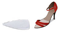 Полустельки под плюсну для обуви с зауженным носком и высоким каблуком (прозрачные) - пара