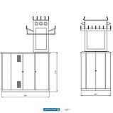 КТП 25/6(10)/0,4-У1 Комплектна трансформаторна підстанція кіоскового типу прохідна з повітряним вводом, фото 2