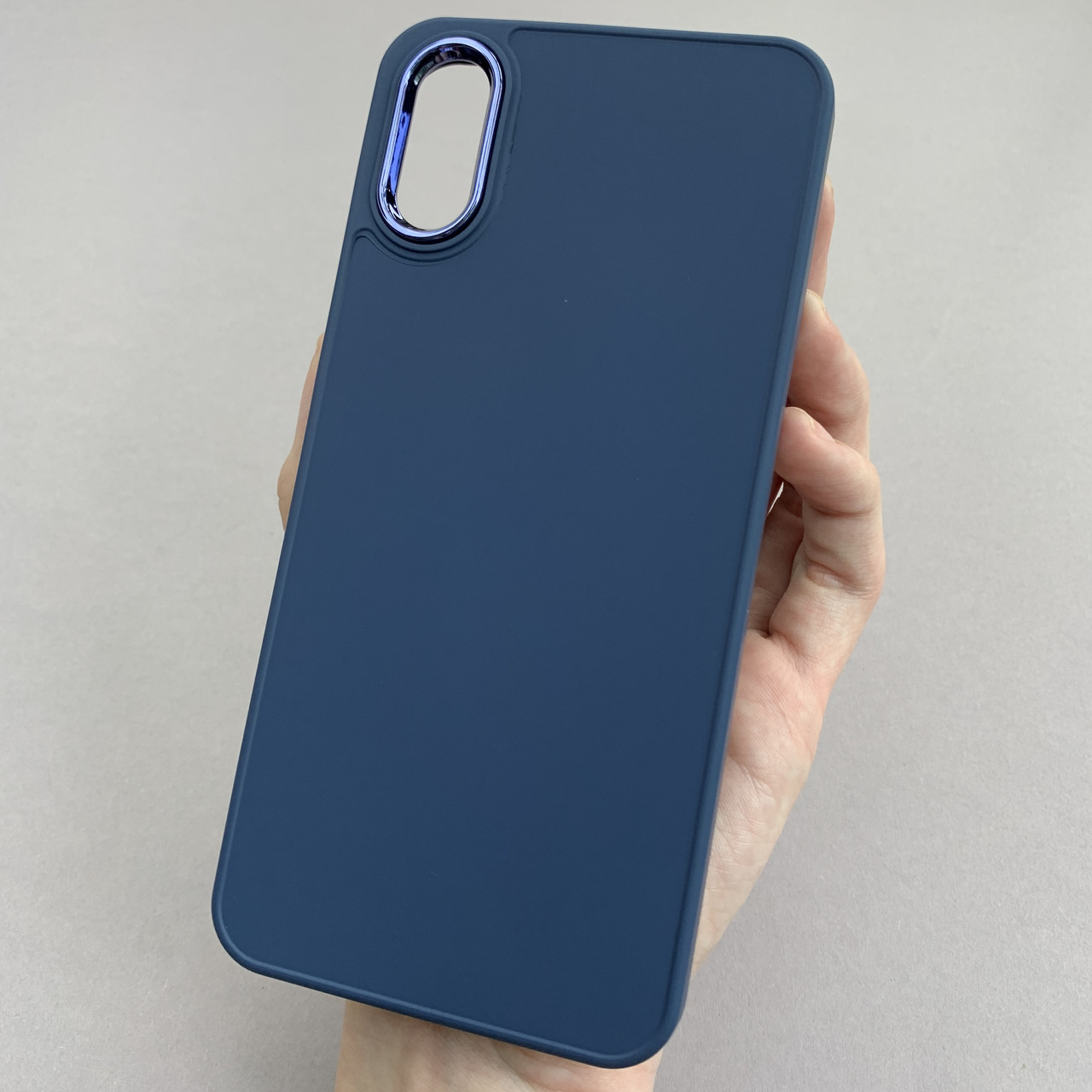 Чохол для Xiaomi Redmi 9A преміум чохол з бортиком для камери на телефон сяомі редмі 9а синій o7v
