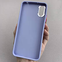 Чохол для Xiaomi Redmi 9A преміум чохол з бортиком для камери на телефон сяомі редмі 9а бузковий o7v, фото 3