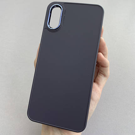 Чохол для Xiaomi Redmi 9A преміум чохол з бортиком для камери на телефон сяомі редмі 9а фіолетовий o7v, фото 1