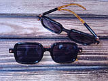 Прямокутні окуляри, вінтажні сонцезахисні окуляри. Ретро. Середземноморський стиль., фото 2