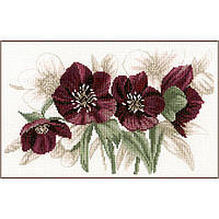 Набір для вишивки LanArte Red Flowers PN-0021206