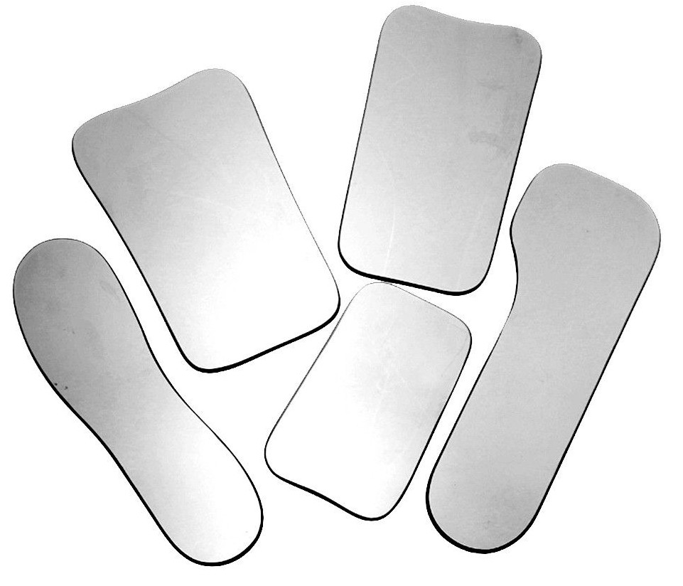 Набір Родієвих дзеркал для дентальної фотографії (двосторонні інтраоральні) 5 шт. родієві дзеркала, фото 1