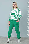 Демісезонний костюм у смужку "Delight" Батал, фото 7