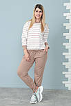 Демісезонний костюм у смужку "Delight" Батал, фото 5