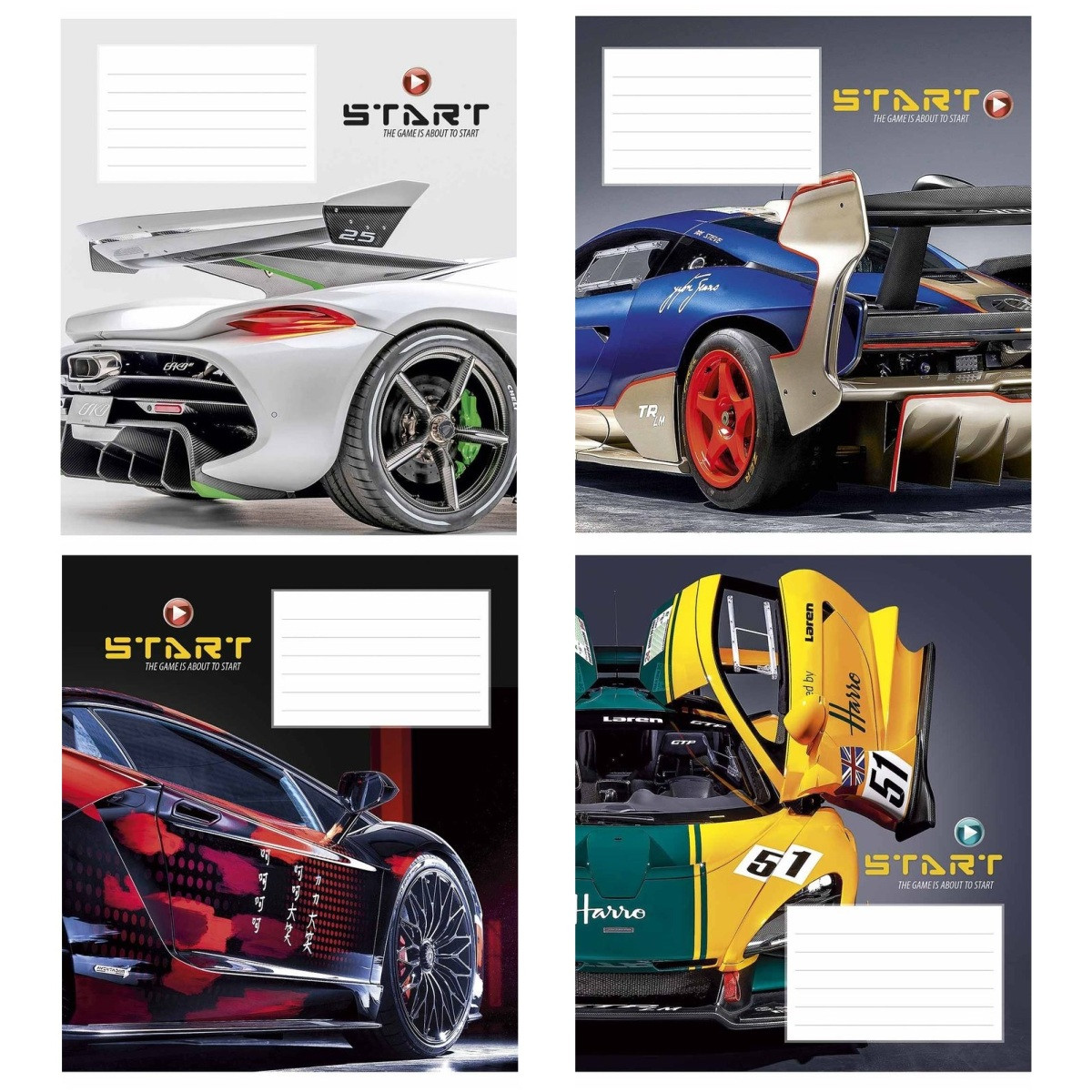 Зошит 24 арк. лінія Школярик "Start the game" 3231, фото 1