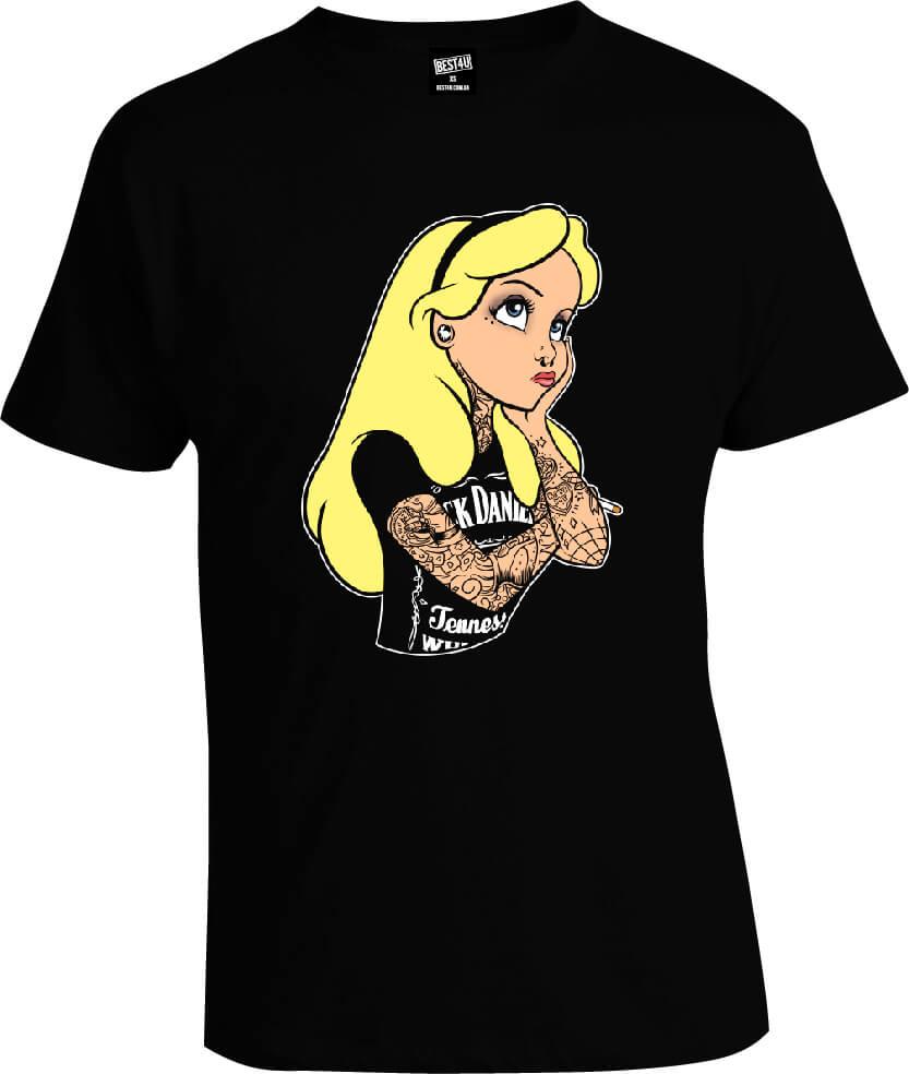 Футболка Alice In Wonderland Tattoo Black, фото 1