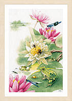 Набір для вишивки LanArte Концерт зеленого жабеня PN-0196182