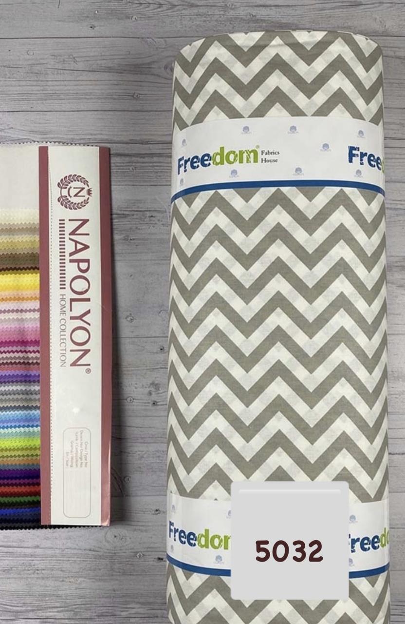 Тканина Ранфорс Принт Зиґзаґ Туреччина ширина 240 см, фото 1